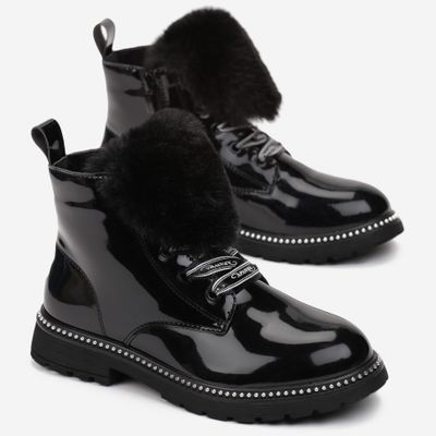 born2be - Buty zimowe dziecięce na zimę ze sklepu: born2be.pl w kategorii: Buty zimowe dziecięce - zdjęcie 054DCF2-170-2564_266019