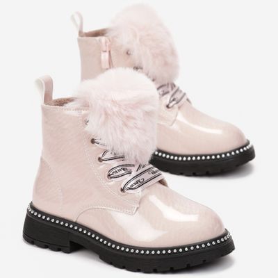Buty zimowe dziecięce na zimę born2be ze sklepu: born2be.pl w kategorii: Buty zimowe dziecięce - zdjęcie 054DCF2-170-2564_266026