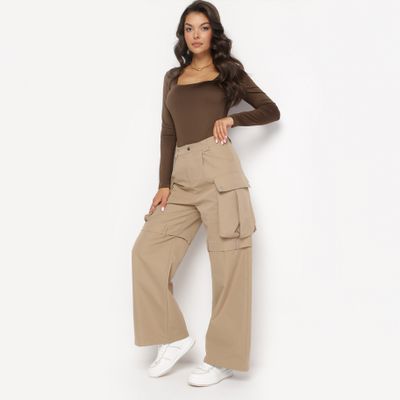 Spodnie damskie casual born2be ze sklepu: born2be.pl w kategorii: Spodnie damskie - zdjęcie 054DCF2-170-2564_266472