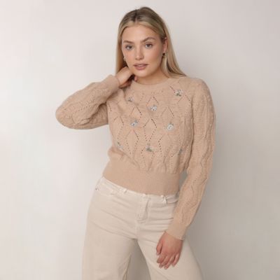 Sweter damski casual born2be ze sklepu: born2be.pl w kategorii: Swetry damskie - zdjęcie 054DCF2-170-2564_269490