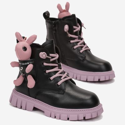 Buty zimowe dziecięce na zimę born2be ze sklepu: born2be.pl w kategorii: Buty zimowe dziecięce - zdjęcie 054DCF2-170-2564_269568
