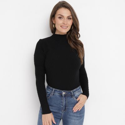 Sweter damski casual born2be ze sklepu: born2be.pl w kategorii: Swetry damskie - zdjęcie 054DCF2-170-2564_274753