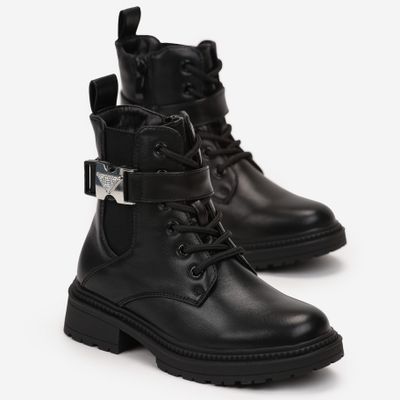 Buty zimowe dziecięce na zimę born2be ze sklepu: born2be.pl w kategorii: Buty zimowe dziecięce - zdjęcie 054DCF2-170-2564_275088