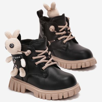 born2be - Buty zimowe dziecięce na zimę ze sklepu: born2be.pl w kategorii: Buty zimowe dziecięce - zdjęcie 054DCF2-170-2564_275868