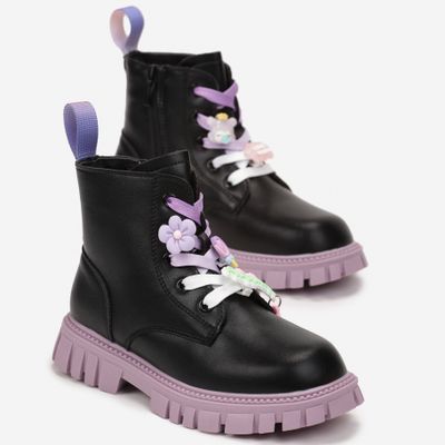 born2be - Buty zimowe dziecięce zimowe ze sklepu: born2be.pl w kategorii: Buty zimowe dziecięce - zdjęcie 054DCF2-170-2564_275871