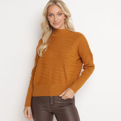 Sweter damski na zimę born2be ze sklepu: born2be.pl w kategorii: Swetry damskie - zdjęcie 054DCF2-170-2564_278316