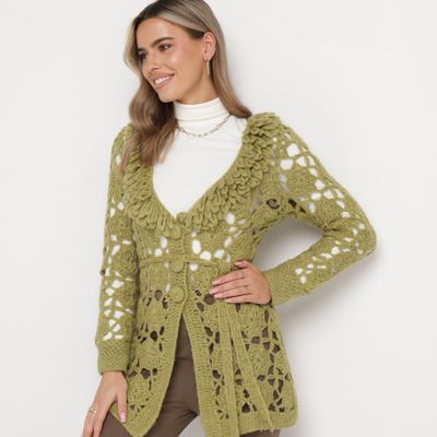 Sweter damski na zimę born2be ze sklepu: born2be.pl w kategorii: Swetry damskie - zdjęcie 054DCF2-170-2564_278379