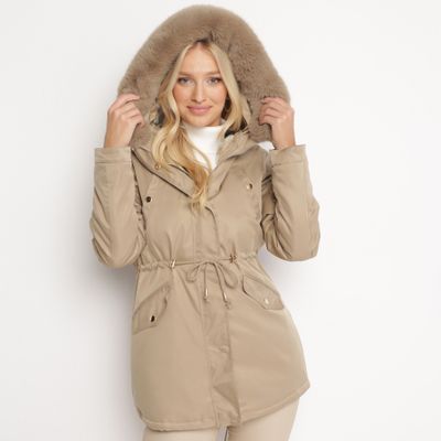 Parka damska jesienna born2be ze sklepu: born2be.pl w kategorii: Parki damskie - zdjęcie 054DCF2-170-2564_278546