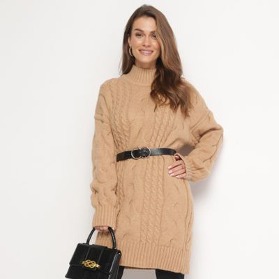 Sweter damski casual zimowy born2be ze sklepu: born2be.pl w kategorii: Swetry damskie - zdjęcie 054DCF2-170-2564_278895