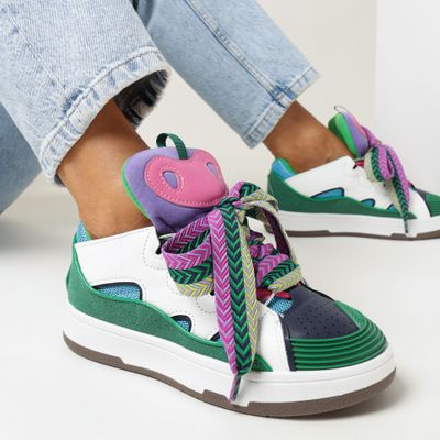 Buty sportowe damskie na wiosnę born2be ze sklepu: born2be.pl w kategorii: Buty sportowe damskie - zdjęcie 054DCF2-170-2564_279425