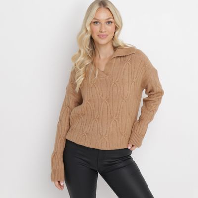 born2be - Sweter damski na zimę casualowy ze sklepu: born2be.pl w kategorii: Swetry damskie - zdjęcie 054DCF2-170-2564_280566