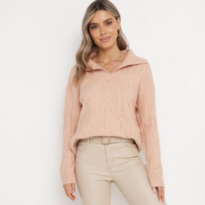 Sweter damski casualowy born2be ze sklepu: born2be.pl w kategorii: Swetry damskie - zdjęcie 054DCF2-170-2564_280590