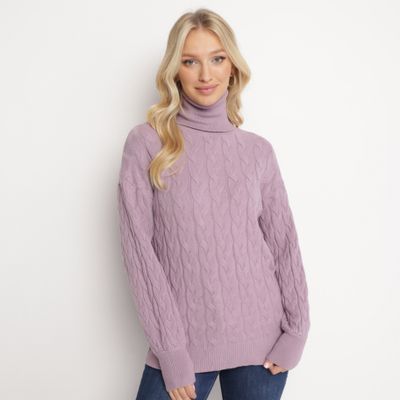 born2be - Sweter damski na zimę ze sklepu: born2be.pl w kategorii: Swetry damskie - zdjęcie 054DCF2-170-2564_280591