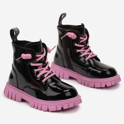 Buty zimowe dziecięce zimowe born2be ze sklepu: born2be.pl w kategorii: Buty zimowe dziecięce - zdjęcie 054DCF2-170-2564_280753