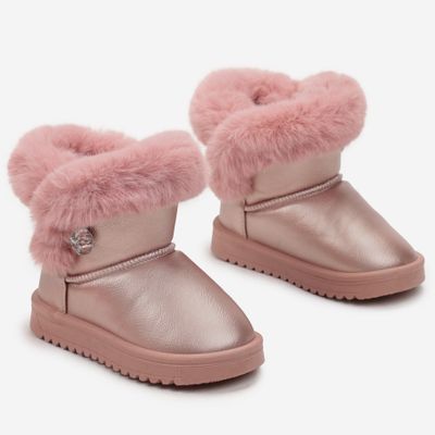 Buty zimowe dziecięce na zimę born2be ze sklepu: born2be.pl w kategorii: Buty zimowe dziecięce - zdjęcie 054DCF2-170-2564_280912
