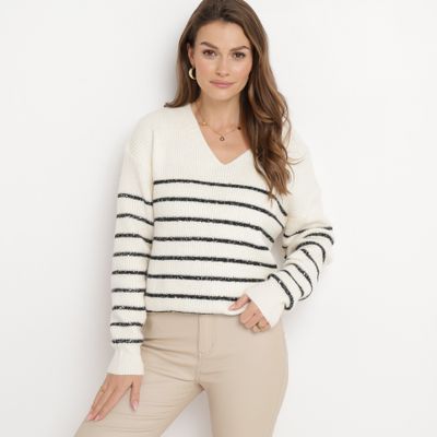 Sweter damski na zimę born2be ze sklepu: born2be.pl w kategorii: Swetry damskie - zdjęcie 054DCF2-170-2564_281003