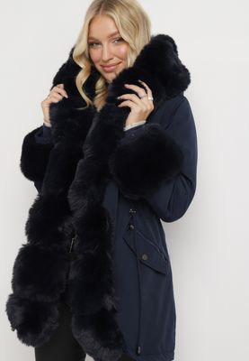 Parka damska na zimę born2be ze sklepu: born2be.pl w kategorii: Parki damskie - zdjęcie 054DCF2-170-2564_281042