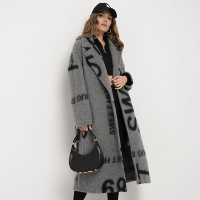 Płaszcz damski casual born2be ze sklepu: born2be.pl w kategorii: Płaszcze damskie - zdjęcie 054DCF2-170-2564_281518