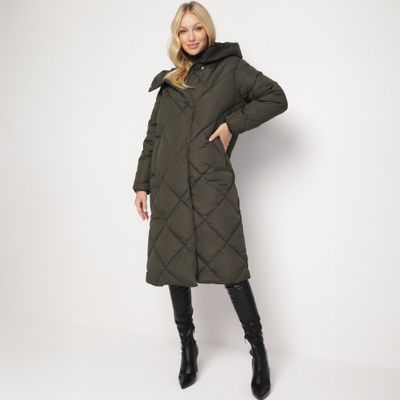 Płaszcz damski casual born2be ze sklepu: born2be.pl w kategorii: Płaszcze damskie - zdjęcie 054DCF2-170-2564_281906