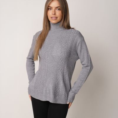 Sweter damski na zimę born2be ze sklepu: born2be.pl w kategorii: Swetry damskie - zdjęcie 054DCF2-170-2564_282416