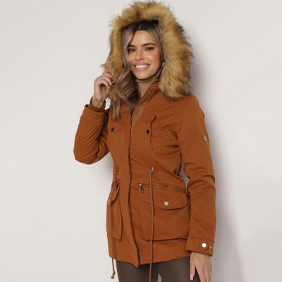 Parka damska jesienna born2be ze sklepu: born2be.pl w kategorii: Parki damskie - zdjęcie 054DCF2-170-2564_283171