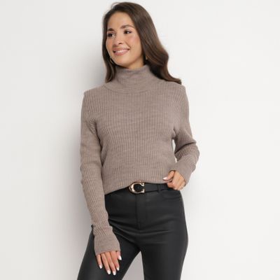 Sweter damski casual born2be ze sklepu: born2be.pl w kategorii: Swetry damskie - zdjęcie 054DCF2-170-2564_283348