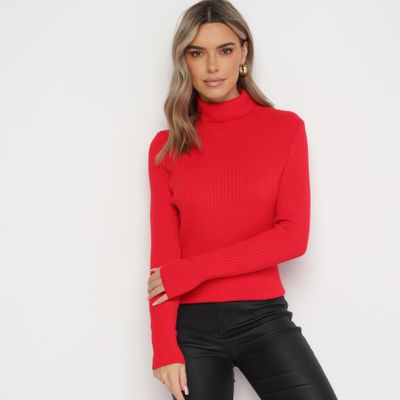 Sweter damski na zimę born2be ze sklepu: born2be.pl w kategorii: Swetry damskie - zdjęcie 054DCF2-170-2564_283349