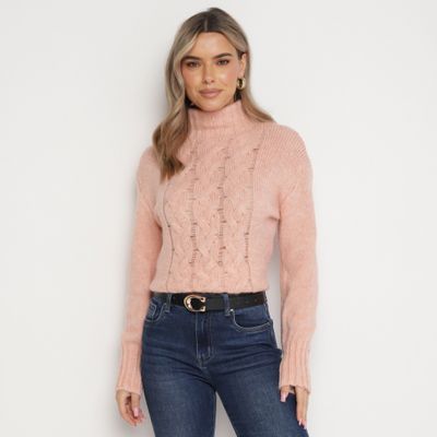 Sweter damski casual born2be ze sklepu: born2be.pl w kategorii: Swetry damskie - zdjęcie 054DCF2-170-2564_283388