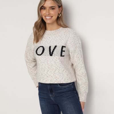 Sweter damski na zimę born2be ze sklepu: born2be.pl w kategorii: Swetry damskie - zdjęcie 054DCF2-170-2564_283617