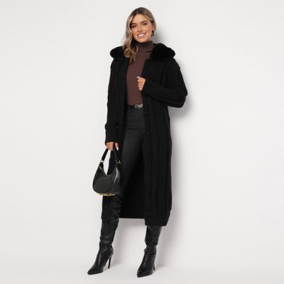 born2be - Sweter damski na zimę ze sklepu: born2be.pl w kategorii: Swetry damskie - zdjęcie 054DCF2-170-2564_283955