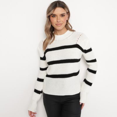born2be - Sweter damski casual ze sklepu: born2be.pl w kategorii: Swetry damskie - zdjęcie 054DCF2-170-2564_284270