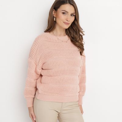 born2be - Sweter damski casual ze sklepu: born2be.pl w kategorii: Swetry damskie - zdjęcie 054DCF2-170-2564_284286