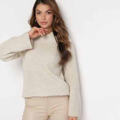 born2be - Sweter damski casual ze sklepu: born2be.pl w kategorii: Swetry damskie - zdjęcie 054DCF2-170-2564_284298