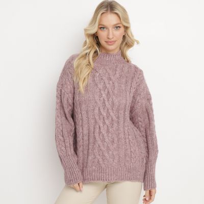Sweter damski casual born2be ze sklepu: born2be.pl w kategorii: Swetry damskie - zdjęcie 054DCF2-170-2564_284695