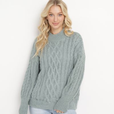 Sweter damski casual born2be ze sklepu: born2be.pl w kategorii: Swetry damskie - zdjęcie 054DCF2-170-2564_284731