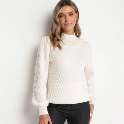 Sweter damski casual born2be ze sklepu: born2be.pl w kategorii: Swetry damskie - zdjęcie 054DCF2-170-2564_285557