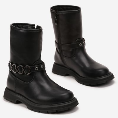 Buty zimowe dziecięce na zimę born2be ze sklepu: born2be.pl w kategorii: Buty zimowe dziecięce - zdjęcie 054DCF2-170-2564_286409