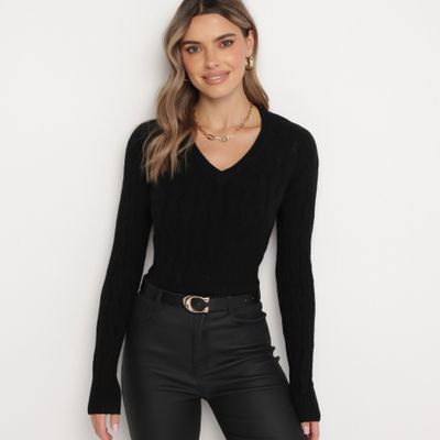 Sweter damski casual born2be ze sklepu: born2be.pl w kategorii: Swetry damskie - zdjęcie 054DCF2-170-2564_289761