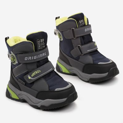 born2be - Buty zimowe dziecięce na zimę ze sklepu: born2be.pl w kategorii: Buty zimowe dziecięce - zdjęcie 054DCF2-170-2564_290336