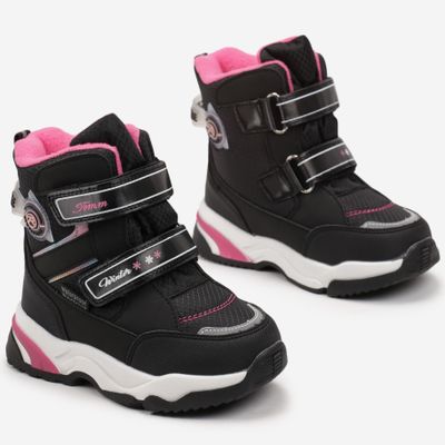 born2be - Buty zimowe dziecięce na zimę ze sklepu: born2be.pl w kategorii: Buty zimowe dziecięce - zdjęcie 054DCF2-170-2564_290344