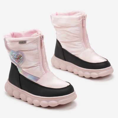 Buty zimowe dziecięce na zimę born2be ze sklepu: born2be.pl w kategorii: Buty zimowe dziecięce - zdjęcie 054DCF2-170-2564_290359