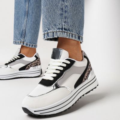 Buty sportowe damskie na wiosnę born2be ze sklepu: born2be.pl w kategorii: Buty sportowe damskie - zdjęcie 054DCF2-170-2564_293343