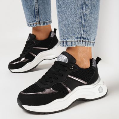 Buty sportowe damskie wiosenne born2be ze sklepu: born2be.pl w kategorii: Buty sportowe damskie - zdjęcie 054DCF2-170-2564_293503
