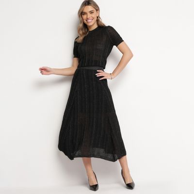 Spódnica na wiosnę elegancka born2be ze sklepu: born2be.pl w kategorii: Spódnice - zdjęcie 054DCF2-170-2564_294551