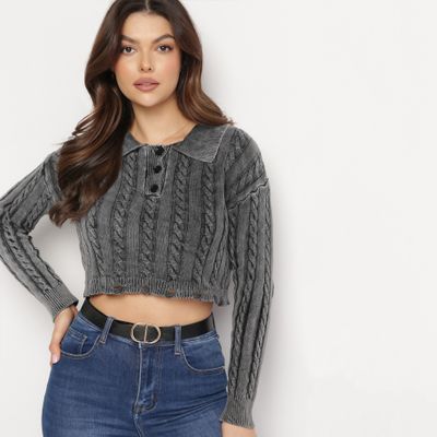 born2be - Sweter damski casual zimowy ze sklepu: born2be.pl w kategorii: Swetry damskie - zdjęcie 054DCF2-170-2564_295071
