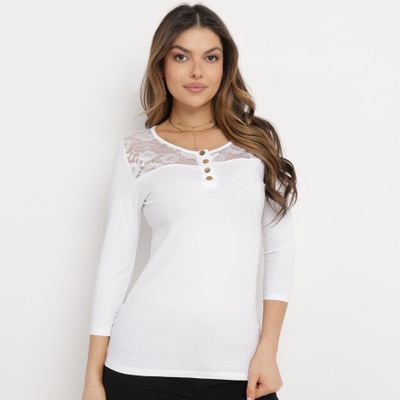 Bluzka damska casual born2be ze sklepu: born2be.pl w kategorii: Bluzki damskie - zdjęcie 054DCF2-170-2564_295461