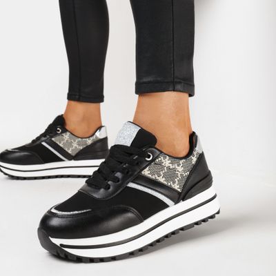 born2be - Buty sportowe damskie wiosenne ze sklepu: born2be.pl w kategorii: Buty sportowe damskie - zdjęcie 054DCF2-170-2564_297659