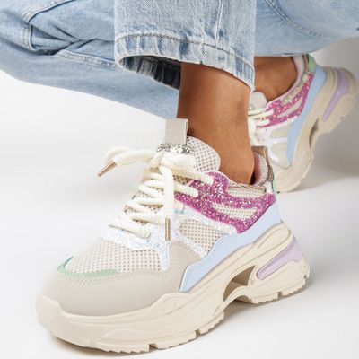 Buty sportowe damskie na wiosnę born2be ze sklepu: born2be.pl w kategorii: Buty sportowe damskie - zdjęcie 054DCF2-170-2564_297816
