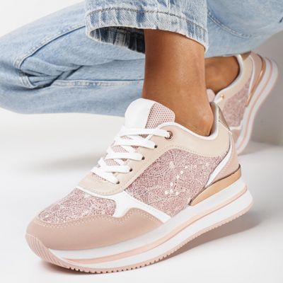 Buty sportowe damskie na wiosnę born2be ze sklepu: born2be.pl w kategorii: Buty sportowe damskie - zdjęcie 054DCF2-170-2564_298104