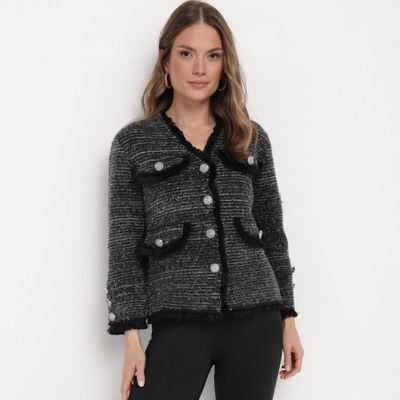 Sweter damski casual born2be ze sklepu: born2be.pl w kategorii: Swetry damskie - zdjęcie 054DCF2-170-2564_298149